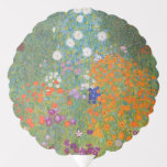 Gustav Klimt Flower Garden Cottage Nature Balloon<br><div class="desc">A beautiful garden painting - this is a classic painting by Gustav Klimt,  called Cottage Garden,  or Bauergarten,  1907,  which is a close up of a flower garden,  a colourful floral painting.</div>