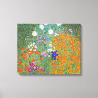 Gustav Klimt Flower Garden Cottage Nature