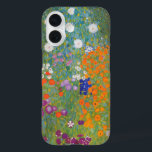 Gustav Klimt Flower Garden Cottage Nature iPhone 16 Case<br><div class="desc">A beautiful garden painting - this is a classic painting by Gustav Klimt,  called Cottage Garden,  or Bauergarten,  1907,  which is a close up of a flower garden,  a colourful floral painting.</div>