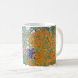 Gustav Klimt Flower Garden Cottage Nature Coffee Mug<br><div class="desc">A beautiful garden painting - this is a classic painting by Gustav Klimt,  called Cottage Garden,  or Bauergarten,  1907,  which is a close up of a flower garden,  a colourful floral painting.</div>