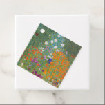 Gustav Klimt Flower Garden Cottage Nature Favour Tags<br><div class="desc">A beautiful garden painting - this is a classic painting by Gustav Klimt,  called Cottage Garden,  or Bauergarten,  1907,  which is a close up of a flower garden,  a colourful floral painting.</div>