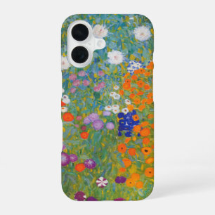 Gustav Klimt Flower Garden Cottage Nature iPhone 16 Case