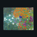 Gustav Klimt Flower Garden Doormat<br><div class="desc">A cottage or farmhouse flower garden as painted by Gustav Klimt.</div>