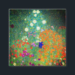 Gustav Klimt Flower Garden Enclosure Card<br><div class="desc">Enclosure Cards featuring Gustav Klimt’s oil painting Flower Garden (1906). A beautiful garden of purple,  red,  white,  blue,  and orange flowers. A great gift for fans of Art Nouveau and Austrian art.</div>