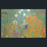 Gustav Klimt - Flower Garden Fabric<br><div class="desc">Flower Garden - Gustav Klimt in 1905-1907</div>