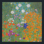 Gustav Klimt - Flower Garden Faux Canvas Print<br><div class="desc">Flower Garden - Gustav Klimt in 1905-1907</div>