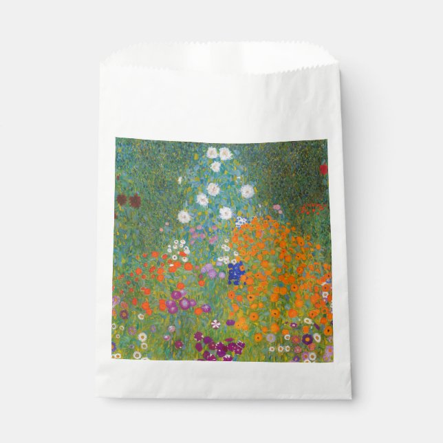 Gustav Klimt - Flower Garden Favour Bags (Front)