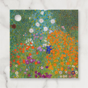 Gustav Klimt - Flower Garden Favour Tags