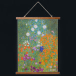 Gustav Klimt - Flower Garden Hanging Tapestry<br><div class="desc">Flower Garden - Gustav Klimt in 1905-1907</div>