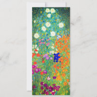 Gustav Klimt Flower Garden