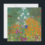 Gustav Klimt - Flower Garden Invitation<br><div class="desc">Flower Garden - Gustav Klimt in 1905-1907</div>