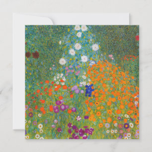 Gustav Klimt - Flower Garden Invitation