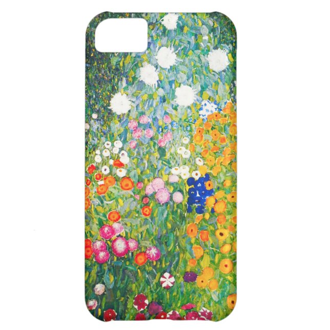 Gustav Klimt Flower Garden iPhone 5 Case (Back)