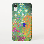 Gustav Klimt Flower Garden iPhone XR Case<br><div class="desc">iPhone Case featuring Gustav Klimt’s oil painting Flower Garden (1906). A beautiful garden of purple,  red,  white,  blue,  and orange flowers. A great gift for fans of Art Nouveau and Austrian art.</div>