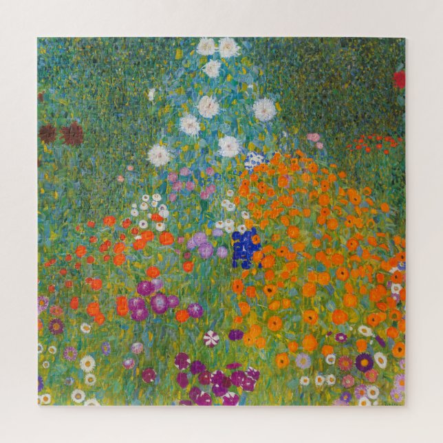 Gustav Klimt - Flower Garden Jigsaw Puzzle (Vertical)