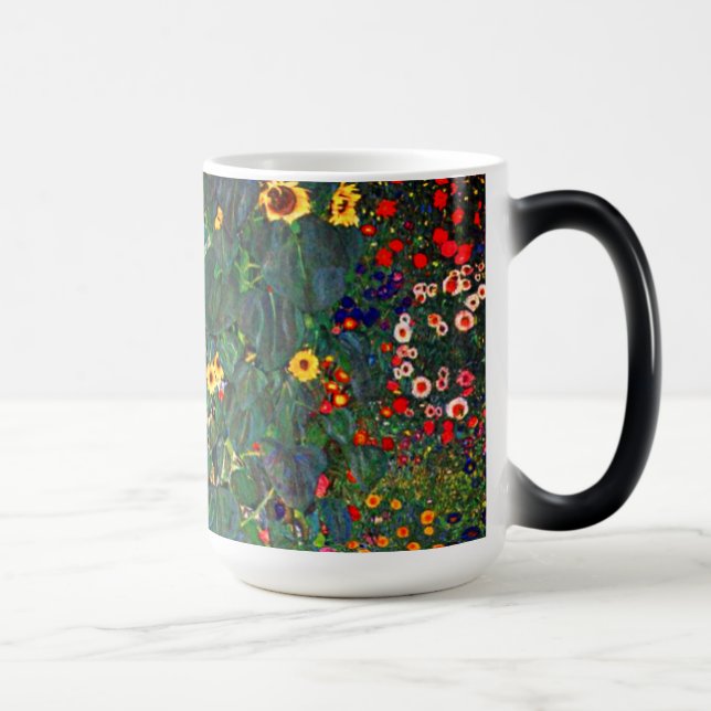 Gustav Klimt Flower Garden Magic Mug (Right)