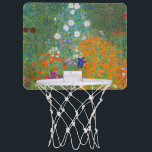 Gustav Klimt - Flower Garden Mini Basketball Hoop<br><div class="desc">Flower Garden - Gustav Klimt in 1905-1907</div>