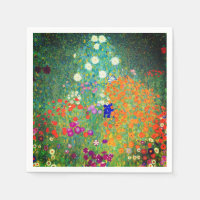 Gustav Klimt Flower Garden