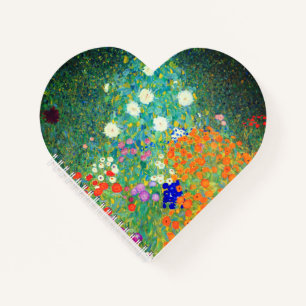 Gustav Klimt Flower Garden Notebook