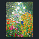 Gustav Klimt Flower Garden Notebook<br><div class="desc">Gustav Klimt Flower Garden notebook. Oil painting on canvas from 1907. Completed during his golden phase, Flower Garden is one of Klimt’s most famous landscape paintings. The summer colours burst forth in this work with a beautiful mix of orange, red, purple, blue, pink and white blossoms. A great gift for...</div>