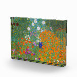 Gustav Klimt - Flower Garden Photo Block<br><div class="desc">Flower Garden - Gustav Klimt in 1905-1907</div>