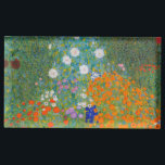 Gustav Klimt - Flower Garden Place Card Holder<br><div class="desc">Flower Garden - Gustav Klimt in 1905-1907</div>