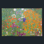 Gustav Klimt: Flower Garden Placemat<br><div class="desc">A beautiful classic place mat featuring a colourful flower garden,  painted by the Austrian symbolist painter Gustav Klimt.</div>