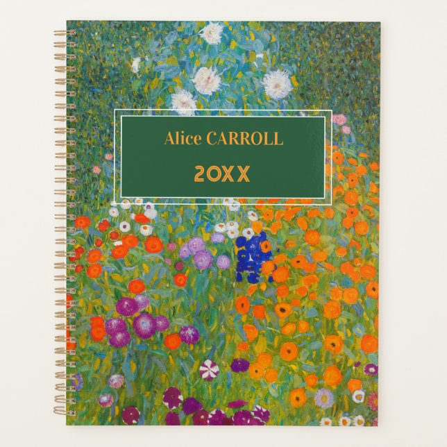 Gustav Klimt - Flower Garden Planner (Front)