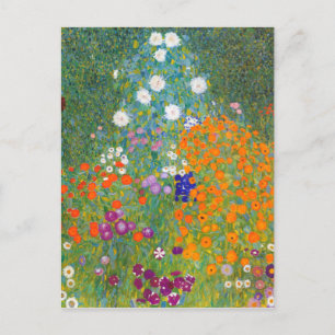Gustav Klimt: Flower Garden Postcard