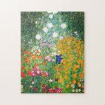 Gustav Klimt Flower Garden Puzzle<br><div class="desc">Gustav Klimt Flower Garden puzzle. Oil painting on canvas from 1907. Completed during his golden phase, Flower Garden is one of Klimt’s most famous landscape paintings. The summer colours burst forth in this work with a beautiful mix of orange, red, purple, blue, pink and white blossoms. A great gift for...</div>