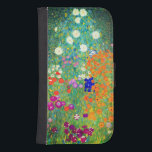 Gustav Klimt Flower Garden Samsung S4 Wallet Case<br><div class="desc">Samsung Galaxy Wallet Case featuring Gustav Klimt’s oil painting Flower Garden (1906). A beautiful garden of purple,  red,  white,  blue,  and orange flowers. A great gift for fans of Art Nouveau and Austrian art.</div>