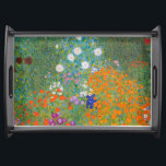 Gustav Klimt - Flower Garden Serving Tray<br><div class="desc">Flower Garden - Gustav Klimt in 1905-1907</div>