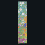 Gustav Klimt - Flower Garden Short Table Runner<br><div class="desc">Flower Garden - Gustav Klimt in 1905-1907</div>