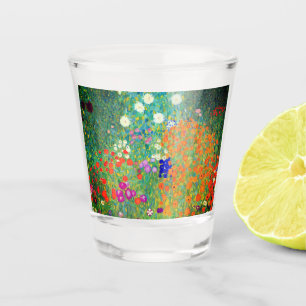 Gustav Klimt Flower Garden Shot Glass
