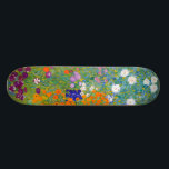 Gustav Klimt: Flower Garden Skateboard<br><div class="desc">A beautiful classic skateboard featuring a colourful flower garden,  painted by the Austrian symbolist painter Gustav Klimt.</div>