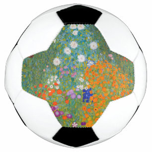 Gustav Klimt - Flower Garden Soccer Ball