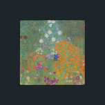 Gustav Klimt - Flower Garden Stone Magnet<br><div class="desc">Flower Garden - Gustav Klimt in 1905-1907</div>