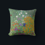 Gustav Klimt Flower Garden Vintage Art Nouveau Cushion<br><div class="desc">Gustav Klimt Flower Garden Vintage Art Nouveau Painting
1907 Fine Art Painting</div>