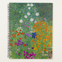 Gustav Klimt Flower Garden Vintage Art Nouveau