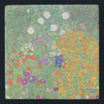Gustav Klimt Flower Garden Vintage Art Nouveau Stone Coaster<br><div class="desc">Gustav Klimt Flower Garden Vintage Art Nouveau Painting
1907 Fine Art Painting</div>
