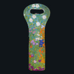 Gustav Klimt - Flower Garden Wine Bag<br><div class="desc">Flower Garden - Gustav Klimt in 1905-1907</div>