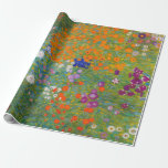 Gustav Klimt - Flower Garden Wrapping Paper<br><div class="desc">Flower Garden - Gustav Klimt in 1905-1907</div>