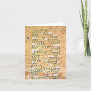 Gustav Klimt Frieze Tree of Life Note Card
