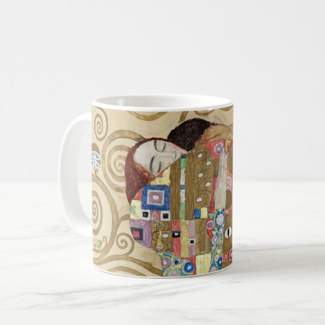 Gustav Klimt Fulfilment Coffee Mug (Front Left)