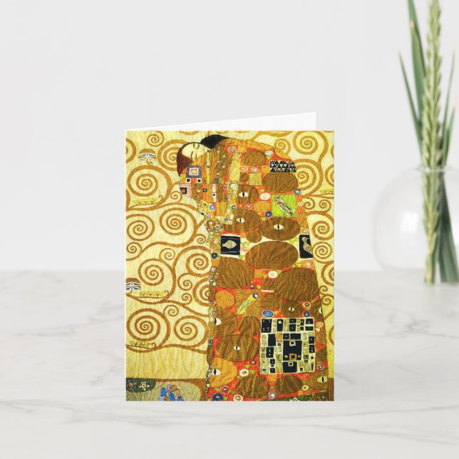 Gustav Klimt Fulfilment Note Card (Front)