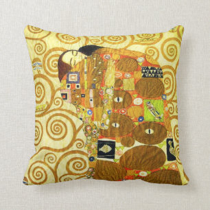 Gustav Klimt Fulfilment Pillow
