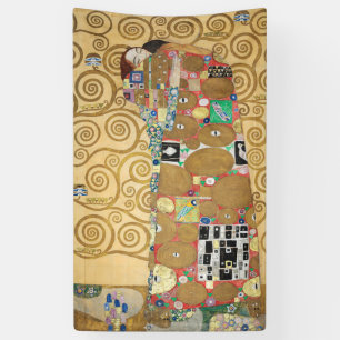 Gustav Klimt - Fulfilment, Stoclet Frieze Banner