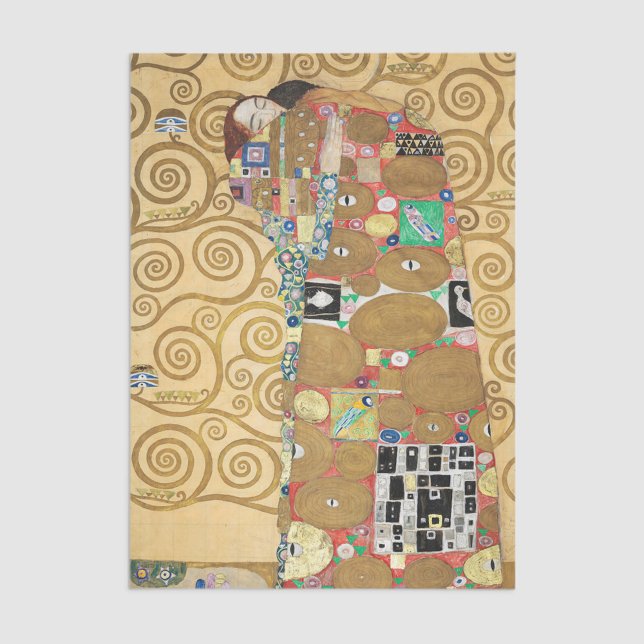 Gustav Klimt - Fulfilment, Stoclet Frieze Tissue Paper (Creator Uploaded)