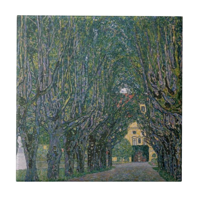 Gustav Klimt - Garden Painting Tile (Front)