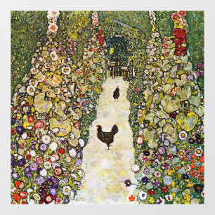 Gustav Klimt - Garden Path with Chickens